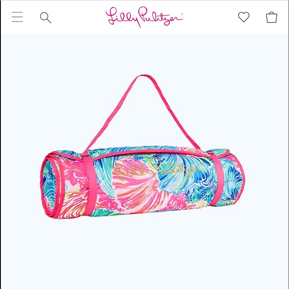 Lilly Pulitzer Beach Please Roll Up Mat